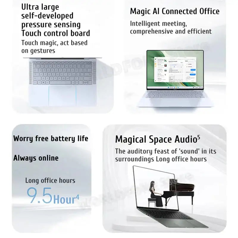 Honor Laptop MagicBook Art 14 Ultra5 125H/Ultra7 155H 16GB/32GB 1TB SSD 3.1K Screen Notebook - Lootquake