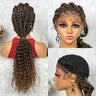 28" Double Dutch Cornrow Braided Lace Front Wig | Twist Braids | Baby Hair | Synthetic Wig