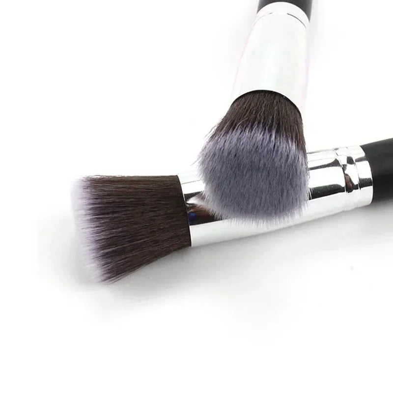 Face Cosmetic Kabuki Foundation Tool Powder Makeup Brush Flat Top Foundation Easy to Wear Powder Cosmetic Brushes Tool