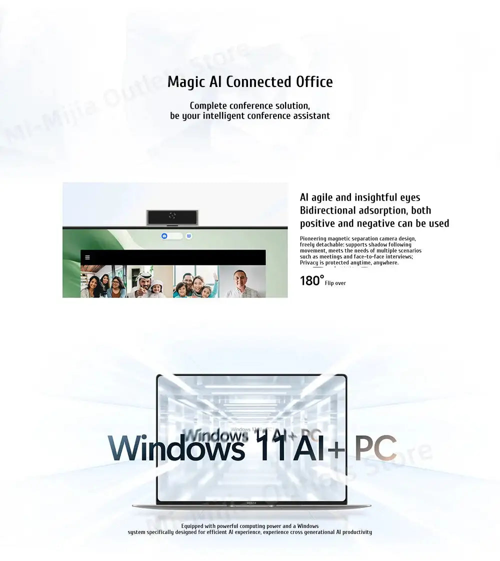Honor MagicBook Art 14 Snapdragon Edition 1kg Ultra Thin Laptop X Elite 32G 1T 3.1K Eye Screen Notebook - Lootquake