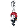 MINISO Charms de plata de ley 925 para pulseras originales de Harry Potter de 3 mm, colgantes para mujer, joyería DIY, regalos