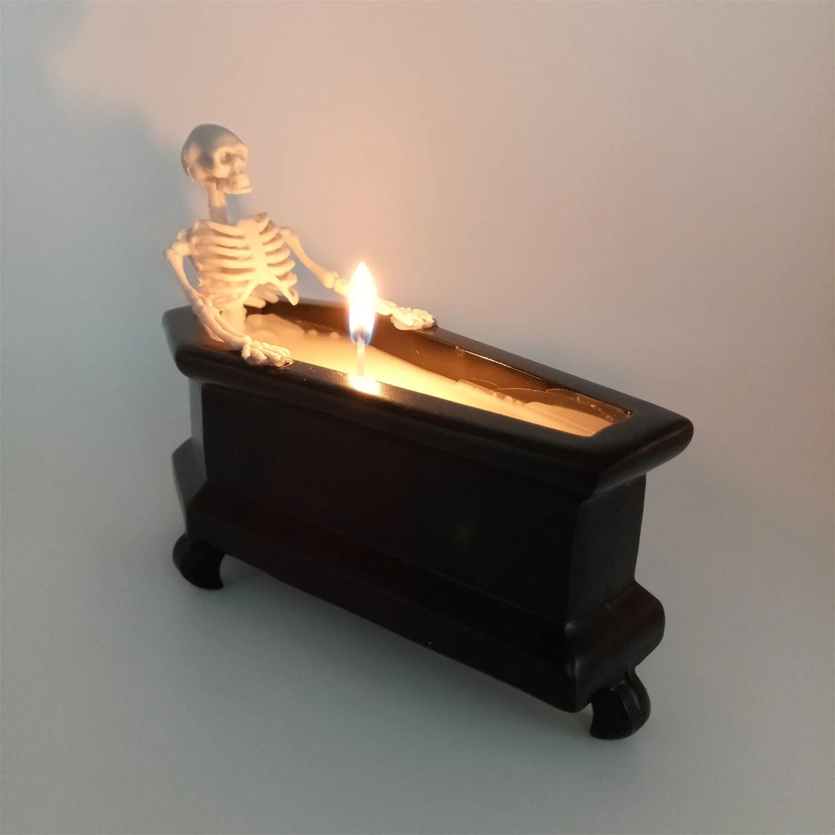 Halloween Room Decoration Accessories New Creative Candle Bubble Bath Skeleton Halloween Atmosphere DecoracióN De HabitacióN