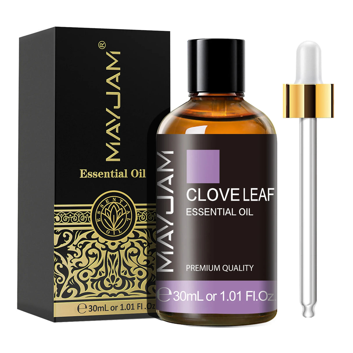 MAYJAM 1PCS 30ML Huile Essentielle d'Aromathérapie Lavande Vanille Jasmin Eucalyptus Menthe Poivrée Huile Aromatique pour Diffuseur Bougie Savon