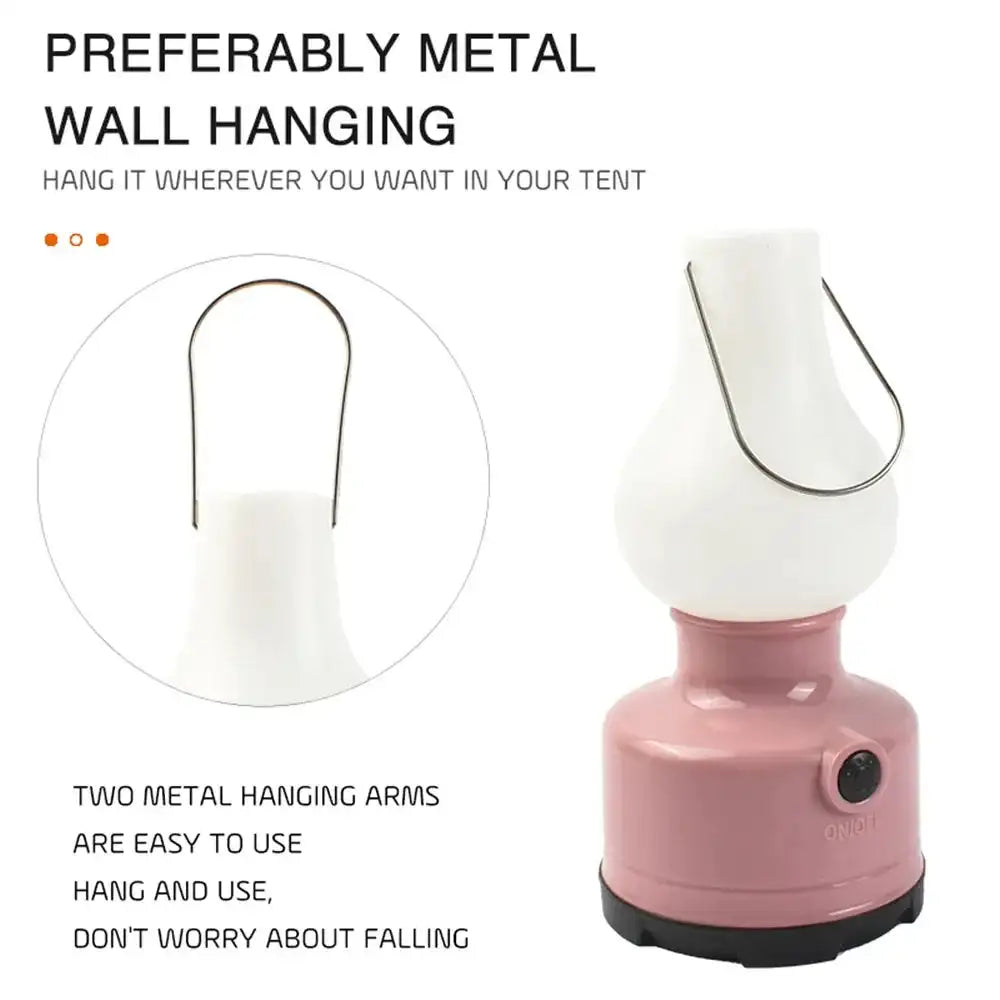 Portable Camping Lights Waterproof Outdoor Camp Lamp 2 Lighting Modes Tent Lamp for Hiking Climbing Yard - Lootquake