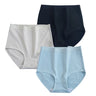 3Pcs/Set Cotton Panties Women Seamless Underwear High Rise Panties Comfort Solid Color Female Underpants Sexy Lingerie M-XXXL