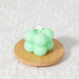 Bougie parfumée cubique compacte, parfum puissant, décoration d'intérieur, cadeau pour anniversaires, détente, toutes saisons, rafraîchissement de la pièce, aromathérapie