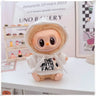 Vêtements de poupée Labubu, ensemble sweat à capuche et pantalon tendance, accessoires pour poupées Labubu Idol V1 V2, peluche universelle de 15/17 cm