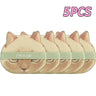 10PCS Cute Cat Makeup Puff Foundation Cosmetic Puff Smooth Powder Concealer Beauty Dry and Wet Dual-use Powder Puff Makeup Tool