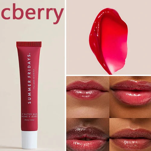 Summer Friday's Vanilla Beige Lip Balm Moisturizing Transparent Lipstick Set Lip Makeupv Smooth Soft Tube Mirror Lip Gloss