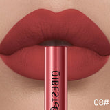 QIBEST Rouge à lèvres liquide mat Waterproof longue tenue Velours Gloss à lèvres Tube de teinte Pigment Nude mat Rouge à lèvres Maquillage des lèvres