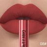 QIBEST Rouge à lèvres liquide mat Waterproof longue tenue Velours Gloss à lèvres Tube de teinte Pigment Nude mat Rouge à lèvres Maquillage des lèvres