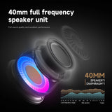 Wireless Bluetooth speaker Gift Magnetic bracket portable High-sound quality TWS interconnected LED color light mini speaker