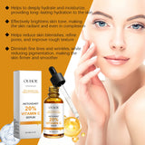 Suero facial con vitamina C, antiedad, hidratación profunda, atenúa arrugas finas, ilumina, hidrata, repara y nutre la piel.