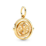 MINISO Charms de plata de ley 925 para pulseras originales de Harry Potter de 3 mm, colgantes para mujer, joyería DIY, regalos
