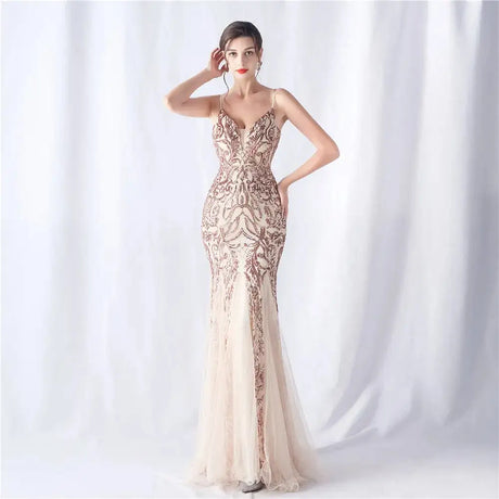 Luxury Youthful Women's Elegant Long Dress Party 2024 Graduation Ceremonies Prom Evening Formal on Sale Clearance Summer Fashion - Lootquake