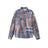 Corduroy Tie-Dye Long Sleeve Shirt - Trendy Vintage Style Button-Up for Men & Women Soft & Comfortable Fall Fashion Clothing Man - Lootquake