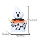 Creative Funny Halloween Ghost Doll Handicraft Soft Scary Ghost Doll Cartoon Spooky Doll Ghost Festival Decor
