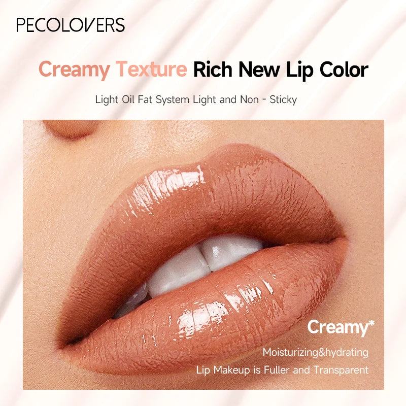1PC Mild Texture, Highly Pigmented, Non-sticky, Moist and Glossy, Long-lasting Lip Glaze Lipstick, Perfect Gift Series for Girls