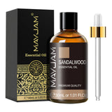 MAYJAM 1PCS 30ML Huile Essentielle d'Aromathérapie Lavande Vanille Jasmin Eucalyptus Menthe Poivrée Huile Aromatique pour Diffuseur Bougie Savon