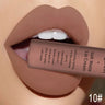Pink Velvet Matte Lip Gloss Sexy Dark Red Moisturizing Liquid Lipsticks Waterproof Long Lasting Non-stick Cups Lips Glaze Makeup