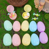 10/50PCS Colorful Easter Eggs Plastic Fillable Bird Pigeon Eggs DIY Craft Easter Party Home Decoration Funny Kids Opening Toys - Lootquake
