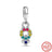 New 925 Silver Rings Styling Two-ring Connector Links Charms Beads Fit Original Pantaro Me Rings Bracelet DIY For Women Jewelry - Lootquake