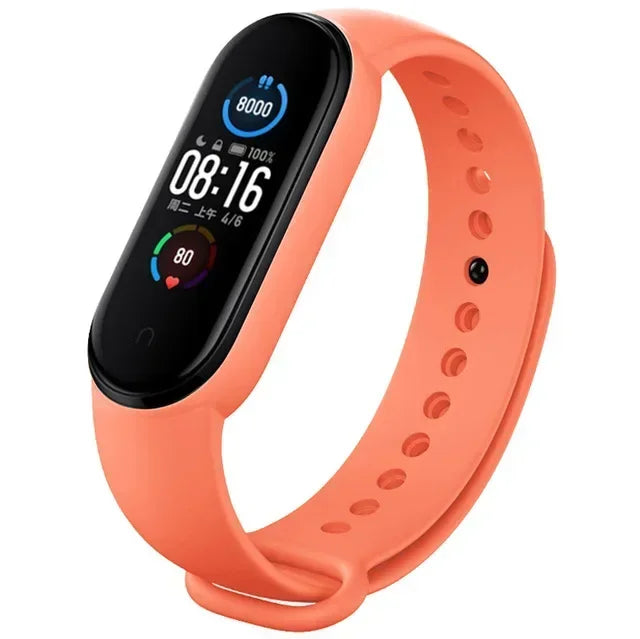 Watch Strap For Xiaomi Mi Band 7 6 5 4 3 Wristband Silicone Bracelet Wrist Straps MiBand 3/4 band5 band6 Smartwatch Accessories - Lootquake