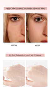 OCHEAL CC Cream Cushion Foundation Cream Corrector hidratante de larga duración Base BB Cream para maquillaje facial Corrector