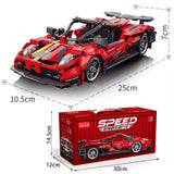 Supercar Building Blocks Car Early Learning Educational Assembled Toys Boys And Children Birthday Gift Building Blocks Ornaments - Lootquake