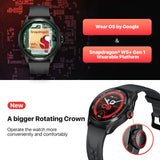 TicWatch Pro 5 Enduro Wear OS Smartwatch for Men 90Hrs Battery 110+ Workout Modes 7/24 Heart Rate Compass and Android Compatible - Lootquake