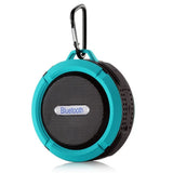 Altavoz Bluetooth inalámbrico impermeable con ventosa para deportes al aire libre, mini subwoofer para ducha, coche, teléfono inteligente, micrófono TF C6