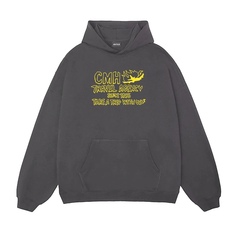 Harajuku Pullover Men's Sweatshirt Oversized Hooded Clothing Winter Hip Hop Hoodies Aesthetic Graphic Streetwear Gothic Y2k Tops - Lootquake