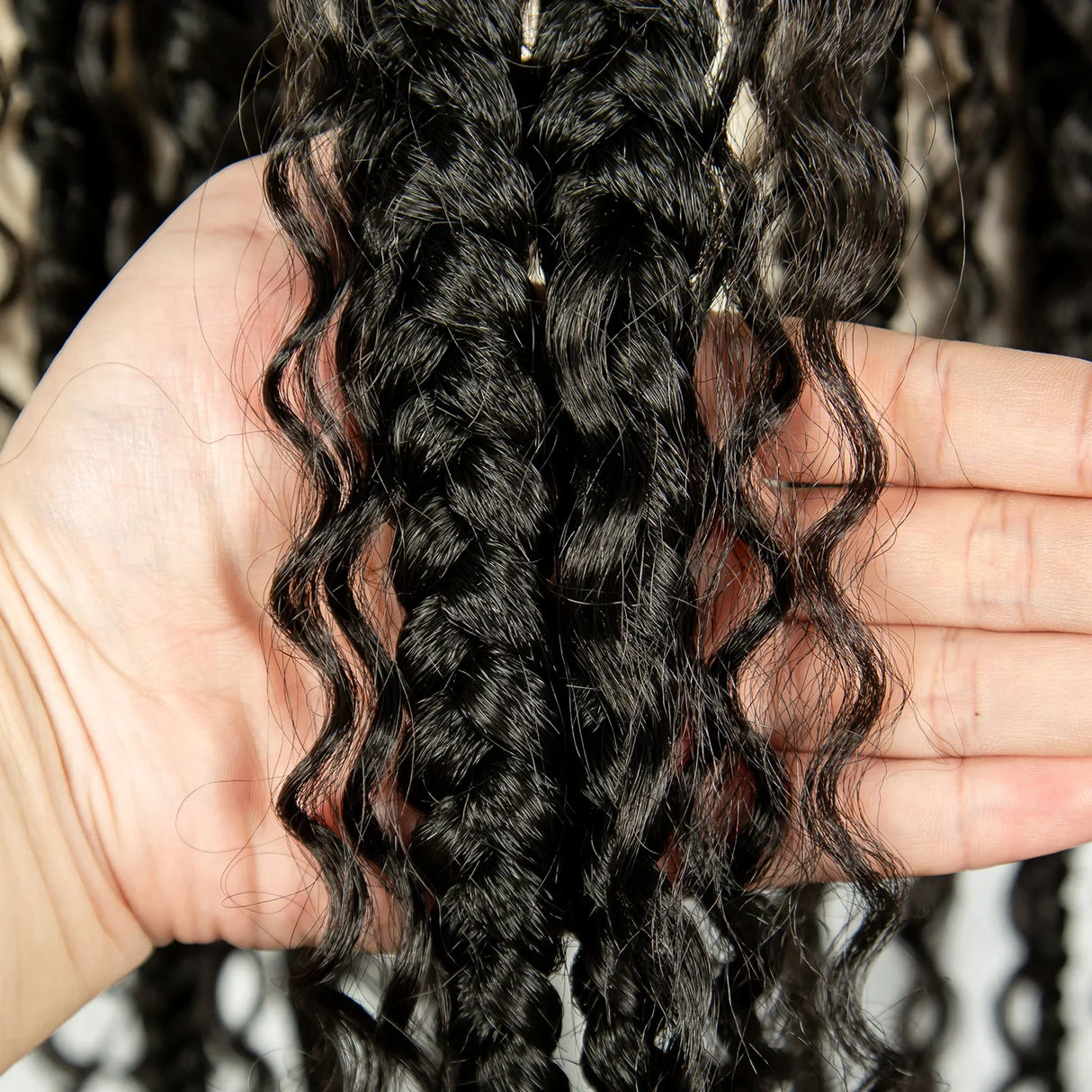 34" Cornrow & Twist Braids Wig | Full Lace Front | Baby Hair