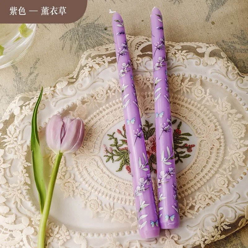 2 velas perfumadas de cera de soja con forma de flor, para aromaterapia, bodas, cumpleaños, fiestas y decoración del hogar.