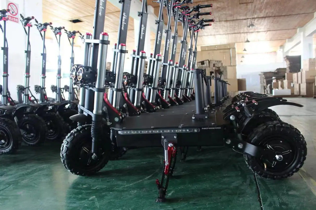 60V25AH 4000W Motor Citycoco Electric Scooter 18 Inch Snowfield Off-road Tire Max Speed 60-70KM/H Max Load 250KG USA STOCK