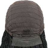 26" Long Box Braided Crochet Wig | Knotless Micro Twist Braids | Synthetic Hair Wig | 1B, 1B/27, 1B/30, 1B/Grey