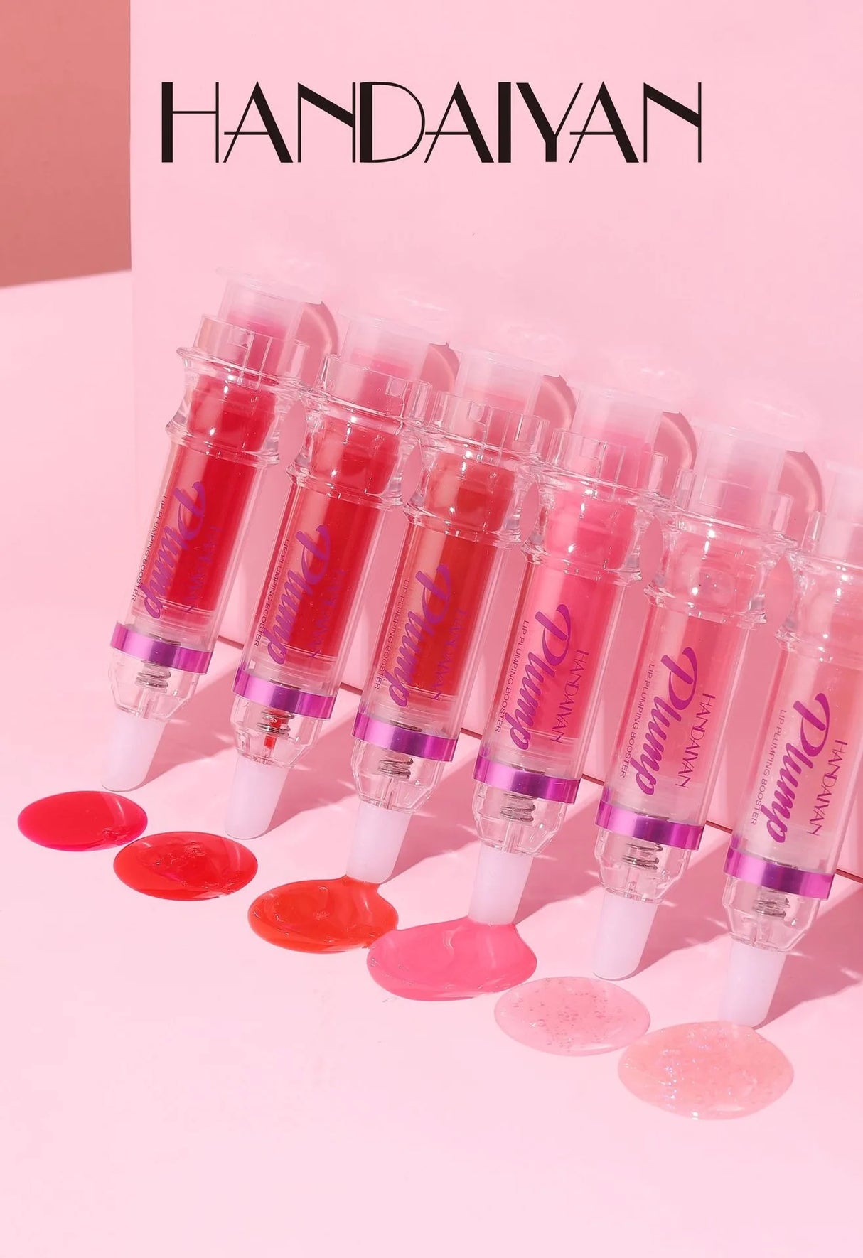 Sexy Plumper Glitter Red Nude Lipstick Liquid Waterproof Moisturize Oil Lipgloss Makeup Lip Plumping Booster Gloss Lipstick