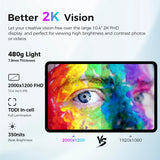 Tablette Teclast T40 Pro 10,4 pouces 8 Go RAM ROM 128 Go Android 11/12 7000 mAh charge rapide 2000 x 1200 UNISOC T618/T616 8 cœurs réseau 4G, Wifi, 13 MP + 8 MP