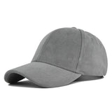 Solid Suede Retro Baseball Caps For Men Women Spring Autumn Street Snapback Hip Hop Hat Adjustable Faux Fur Sunscreen Visor Cap - Lootquake