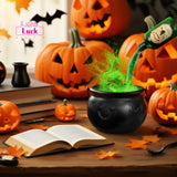 Halloween Fog-Enhanced Witch Cauldron Decor – DIY Floating Potion Set Perfect for Eerie Home Haunt Displays