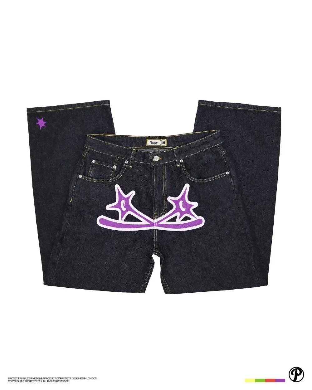 Streetwear Jeans Y2K Men Women Clothes Harajuku Hip Hop Letter Embroidered Vintage Blue Baggy Jeans High Waist Wide Leg Trousers - Lootquake