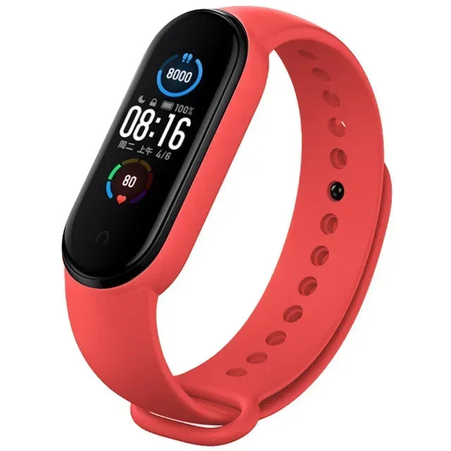 Watch Strap For Xiaomi Mi Band 7 6 5 4 3 Wristband Silicone Bracelet Wrist Straps MiBand 3/4 band5 band6 Smartwatch Accessories - Lootquake