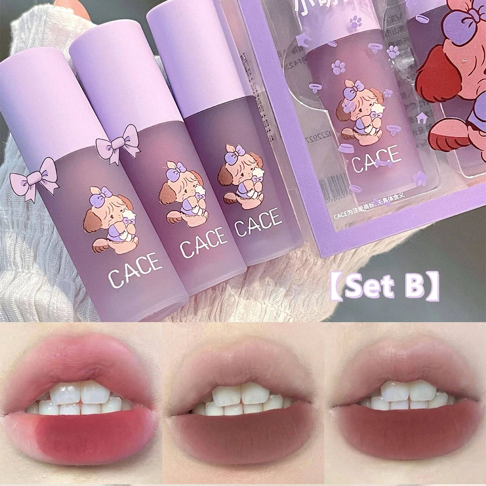 New Lovely Matte Liquid Lipstick Velvet Nude Red Lip Gloss Long Lasting Non-stick Cup Lip Mud Tint Cream Beauty Makeup Cosmetics