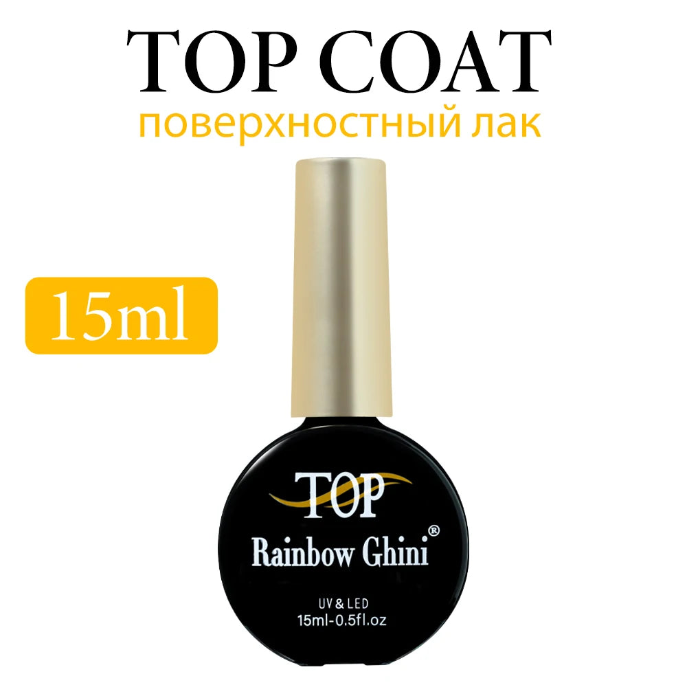 Rainbow Ghini UV LED Glitter Purple Gel Nail Polish 15ml Manicure Art Accessories Nail Glue Supplies for Professionals Varnishes