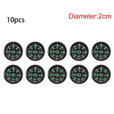 Mini Compass Thermometer Carabiner Compass Thermometer Carabiner 3 in 1 Outdoor Hiking Key Buckle Double Sided Metal Compasses - Lootquake