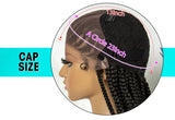 13x6 Lace Front Faux Locs Braided Wig | Crochet Braids | Synthetic Locs | Black Women