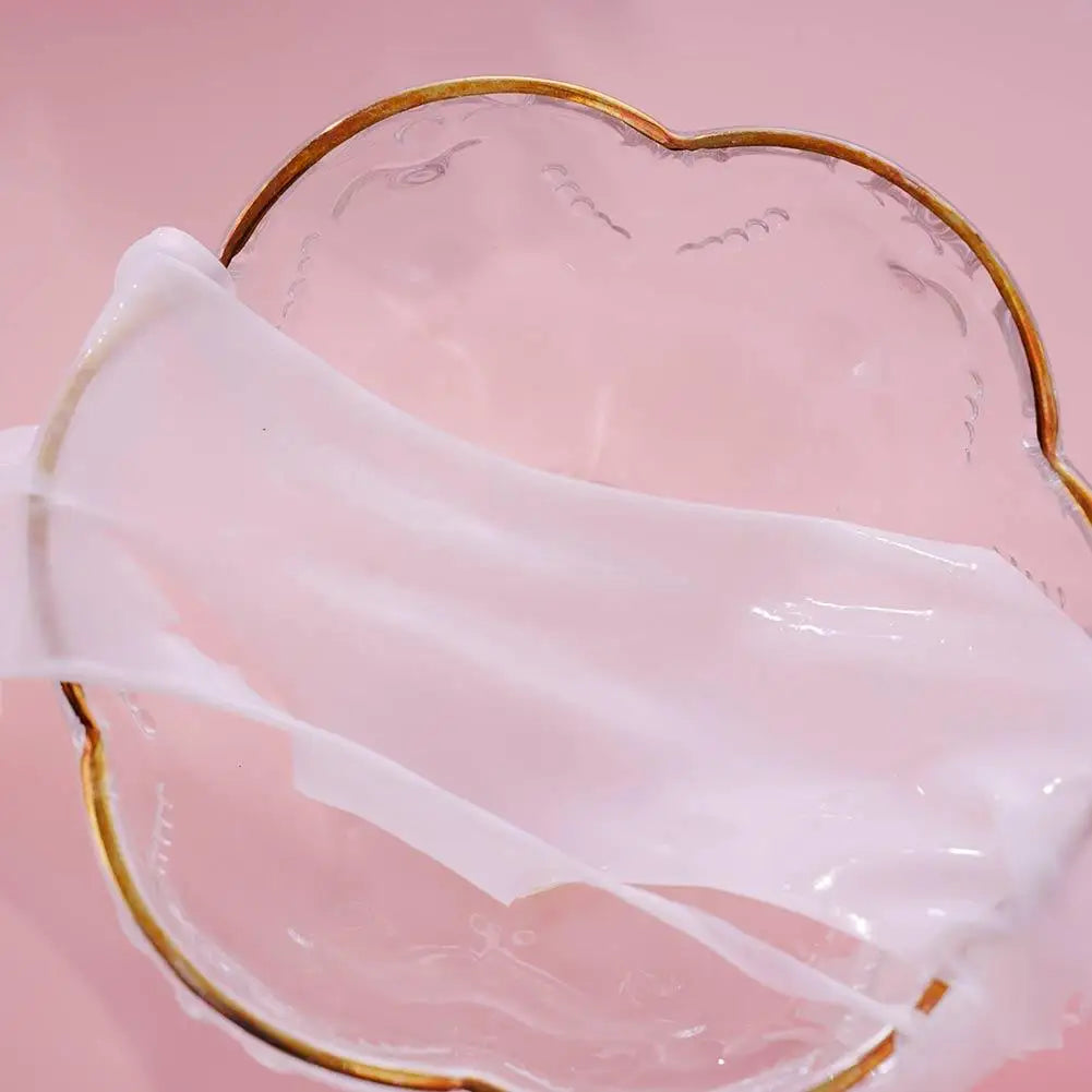 Mascarilla facial de colágeno (5 unidades), antiarrugas e hidratante con ácido hialurónico, hidratante y reafirmante.