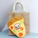 Labubu Doll Clothes, 17cm In Size, With A Piece Of Labubu, A Tomato Pizza Hanging Ornament, A Kid'S Clothes, And A Child'S Gift