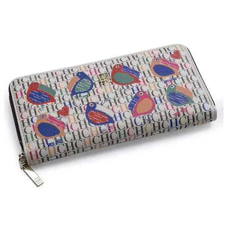 CH High Quality Luxury Women's Handbags Square Wallet Classic Vintage Folding Printed Monogrammed Design Design Fashion Premium - Lootquake