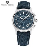 New PAGANI DESIGN 40MM Multifunctional Men's Quartz Watch Luxury Sapphire Glass AR Coated Chronograph Men's Watch - Lootquake